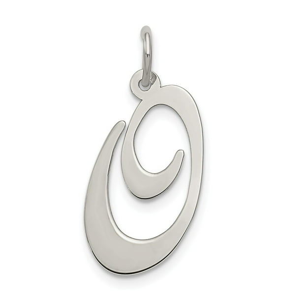 FB Jewels Solid Sterling Silver Initial N Charm FB Jewels Solid Sterling Silver Initial N Charm